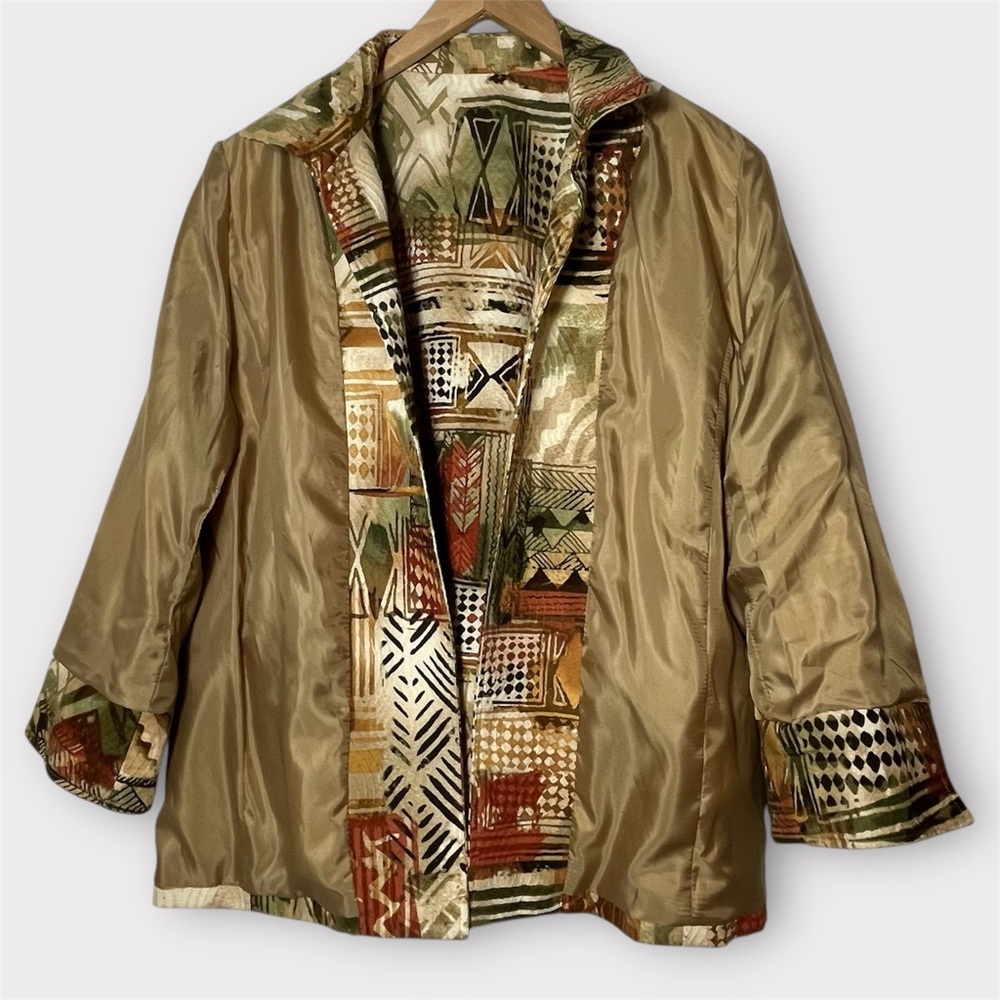 Vintage Abstract Patterned Jacket - Picture 7 of 10